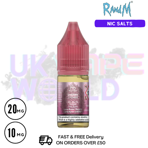 Cherry Lychee RandM Tornado 7000 Nic Salt 10ML eLiquid