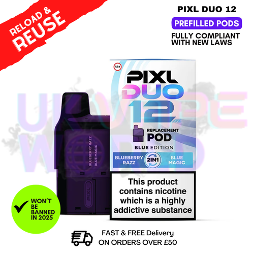 Shop Blue Edition Pixl Duo Replacement Pod - £6.99 