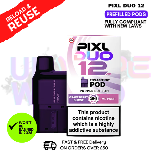 Purple Edition Pixl Duo Replacement Pod - £6.99