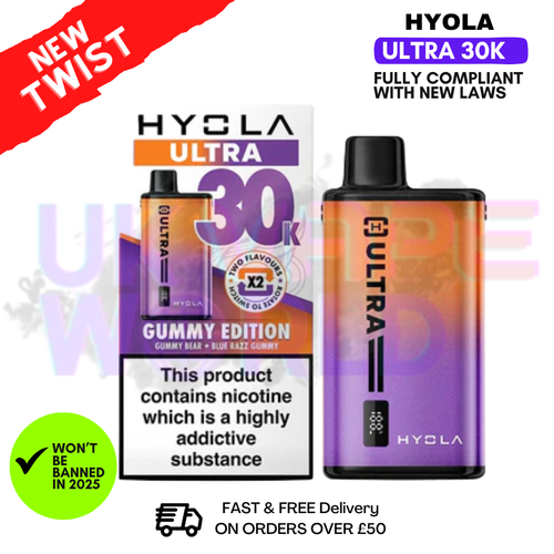 Gummy Edition Hyola Ultra 30K Puff Prefilled Pod Kit