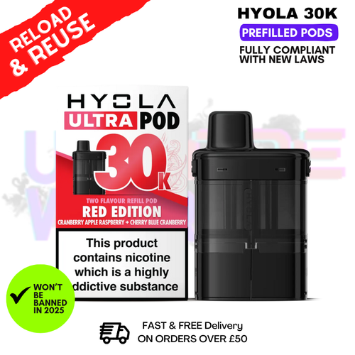 Red Edition Hyola 30K Replacement Pods