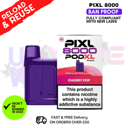 Cherry Pop Pixl 8K Replacement Pods (Refil Pack)