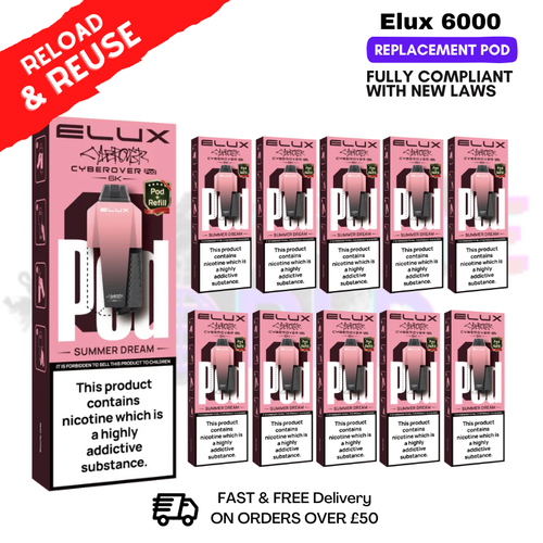 Summer Dream Elux 6K Replacement Pods Box Of 10