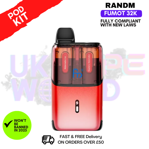 Shop Watermelon ICE RandM Fumot Ultra 32K T32000 Pod Kit - Ukvapeworld