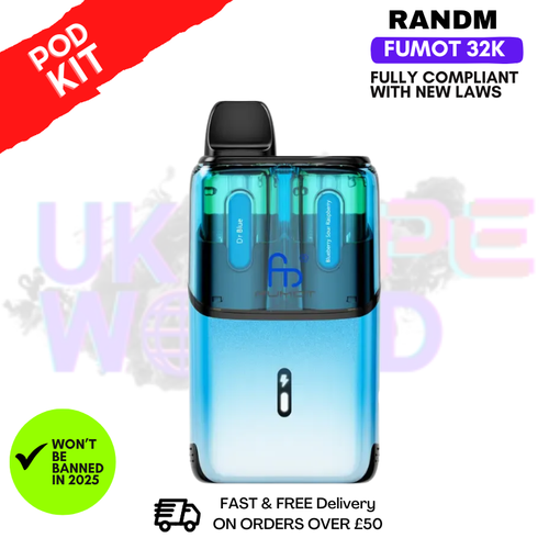 DR Blue RandM Fumot Ultra 32K T32000 Pod Kit