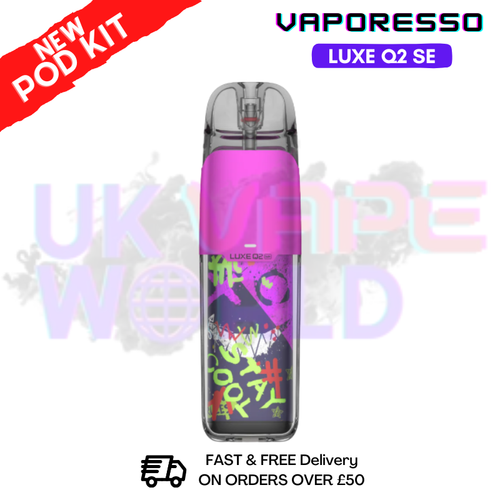shop Graffiti Pink Vaporesso Luxe Q2 SE Kit - ukvapeworld