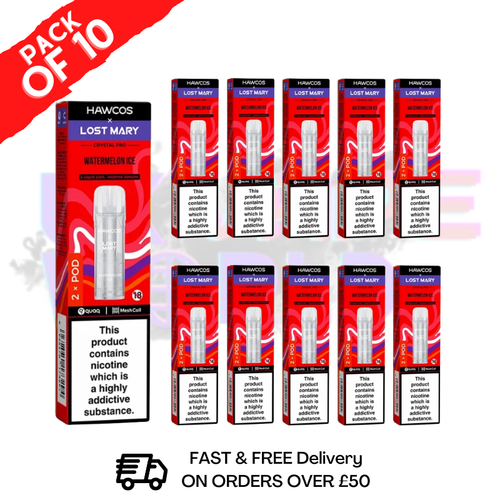 shop Watermelon Ice Lost Mary Crystal Replacement Pods Box of 10 - ukvapeworld