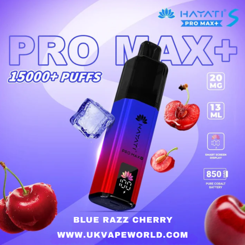 Blue Razz Cherry Hayati Pro Max S Plus 15K Puff Ultra Kit
