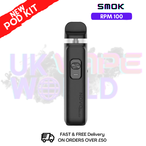 Matte Black Smok Novo Master 30K Pod Kit + Free Nic Salt (PRICE £12.99) - ukvapeworld
