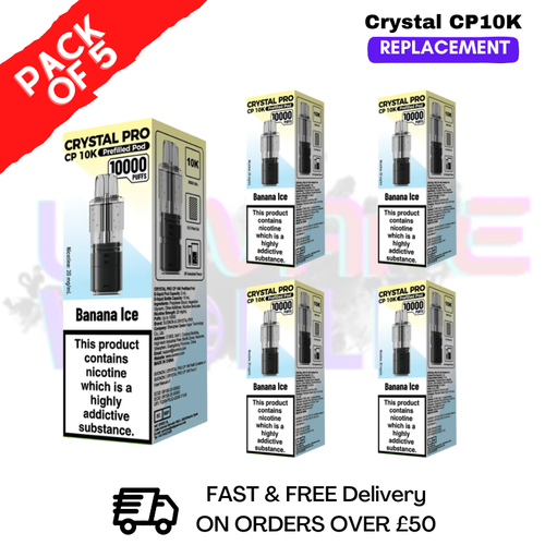 Banana Ice Pro CP Pro 10K Replacement Pods Box Of 5 - ukvapeworld