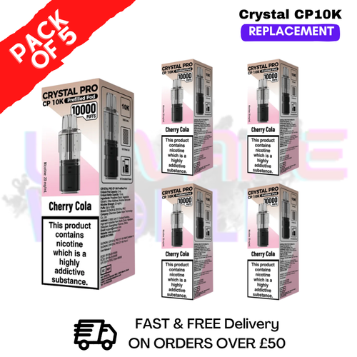 Cherry Cola CP Pro 10K Replacement Pods Box Of 5 - ukvapeworld