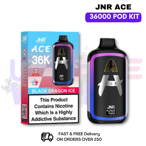 Black Dragon ICE JNR ACE 36K Puff 36000 Prefilled Pod Kit