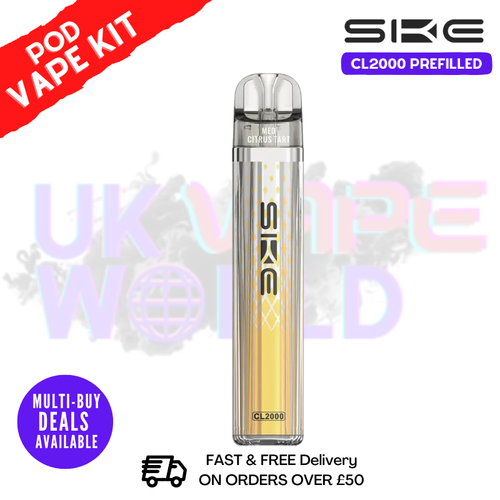 Med Citrus Tart SKE CL2000 2K Puff Vape Pen Kit - ukvapeworld