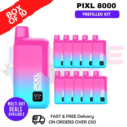 Pixl Dust pixl 8000 Kits Box Of 10 - ukvapeworld
