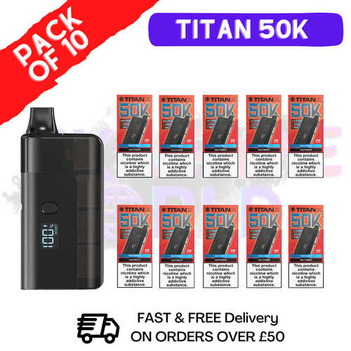 Cola Freeze Titan X 50000 Puff Pod Kit Box Of 10 - ukvapeworld