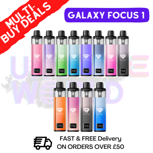 Shop Crystal Galaxy FOCUS 6K 6000 Puff Pod Kit - UK Vape World