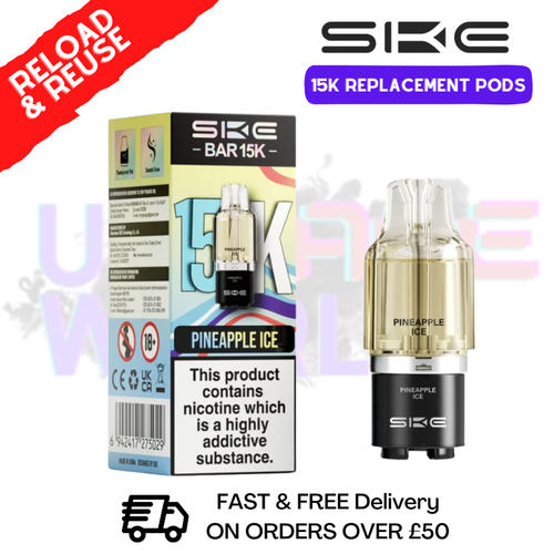 Pineapple Ice SKE 15K Replacement POD - £6.99
