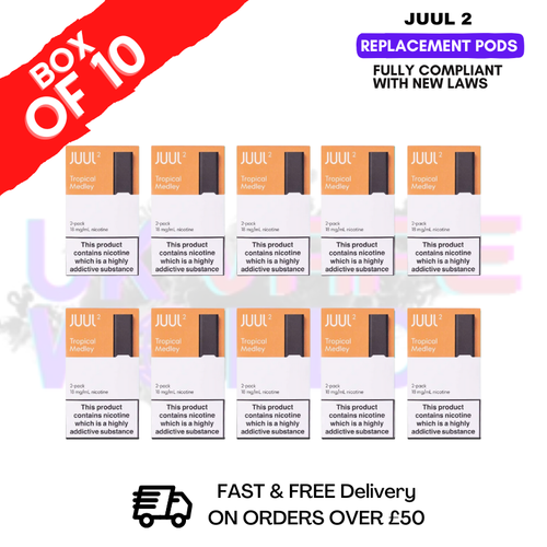 Tropical Medley Juul 2 Pods Box of 10 - £59.99 - ukvapeworld
