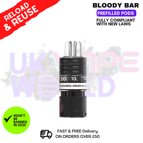 Menthol Bloody Bar 10K Replacement Pod