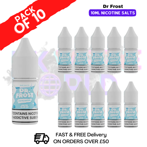 Arctic Blue ICE Dr Frost Arctic Edition 10ml Nic Salts Box of 10 - ukvapeworld
