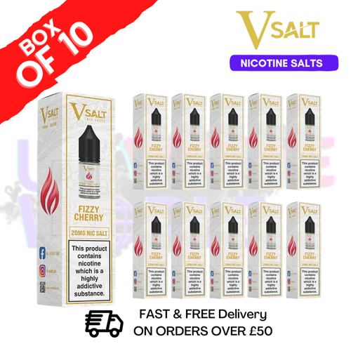 Fizzy Cherry Vsalt Nic Salts Box Of 10 - £19.99 - ukvapeworld