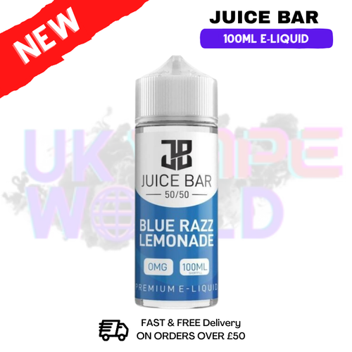 Blue Razz Lemonade Juice Bar 100ml E-liquid - UK Vapeworld