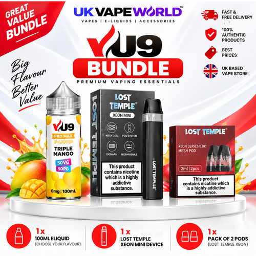 VU9 Vaping Bundle Deal 2026 [REDUCED PRICE] – Only £9.99
