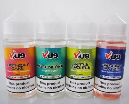 HESENBERG IN VU9 PREMIUM E-JUICE 80/20 VG/PG BIG CHASING CLOUD +2 NIQ SHOT FREE - UK VAPE WORLD