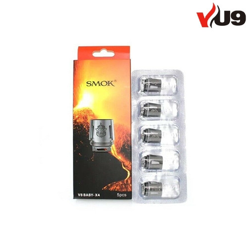 SMOK V8 Baby-X4 0.15ohm Coils Pack of 5 - UK VAPE WORLD