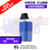 The image shows a Ocean Blue XROS Cube Vape Kit by Vaporesso, which includes a refillable pod and a blue device with a black top. The image also promotes a 'FREE 100ML ELIQUID' offer and highlights the inclusion of the e-liquid in the product package.