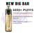 Features Of Feoba Pro 6000 6K Puff Pod Kit 