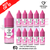 Pink Slush Crystal Clear Nic Salt Box Of 10 - Only £17.99 -  ukvapeworld