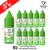 Xtreme Sour Apple Crystal Clear Nic Salt Box Of 10 - Only £17.99 - ukvapeworld