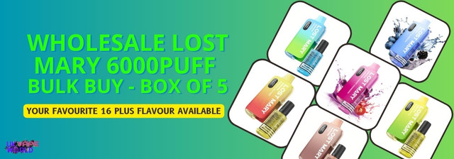 Lost Mary 6K Puff Wholesale 2025 | Bulk Deals & Best Flavours – Smart Vaping Choice