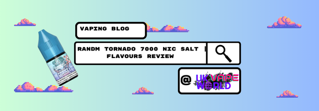 Randm Tornado Nic Salt E Liquid REVIEW