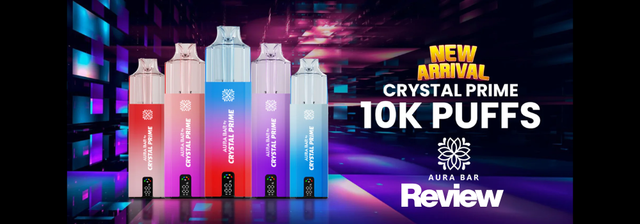 Aura Bar Crystal Prime 10k Review and Flavour Ranking