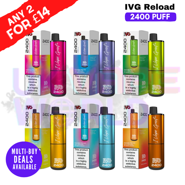 IVG 2400 Prefilled Vape Pen Kit