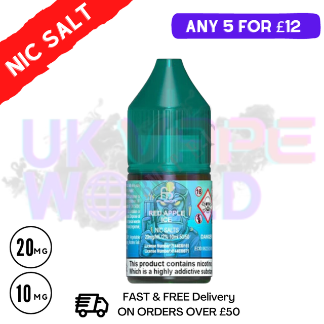 Red Apple ICE - RandM Tornado 7000 Nic Salt 10ML eLiquid