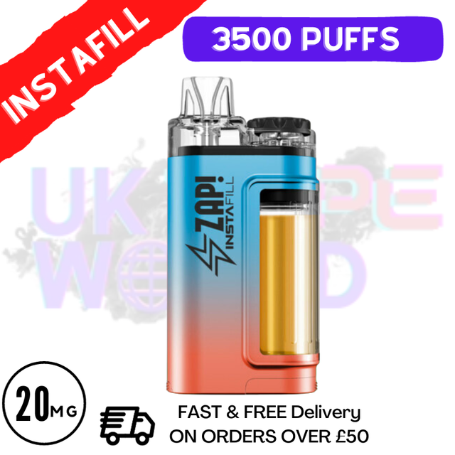Zap Instafill Bar 3500 Puff Peach ICE