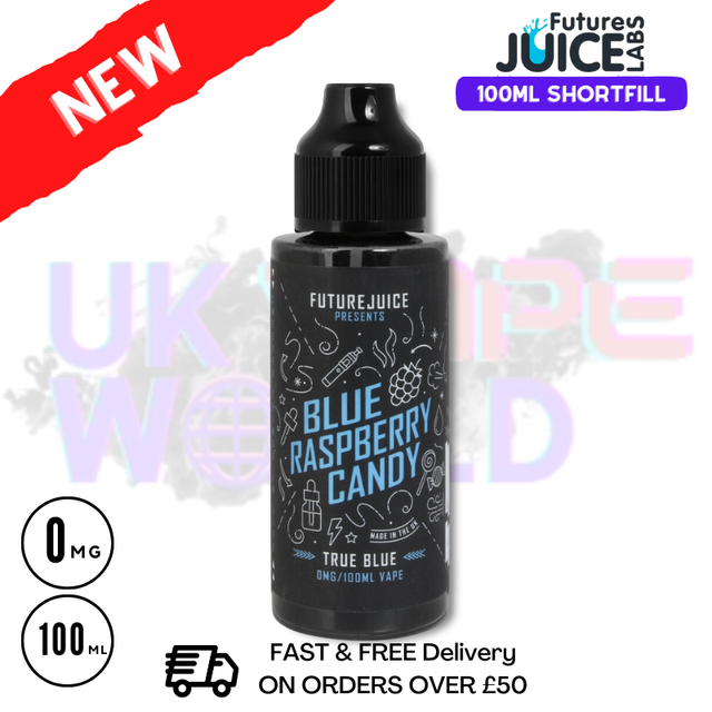 Shop Blue Raspberry Candy Future juice e liquid  - £7.99 - UK Vape World