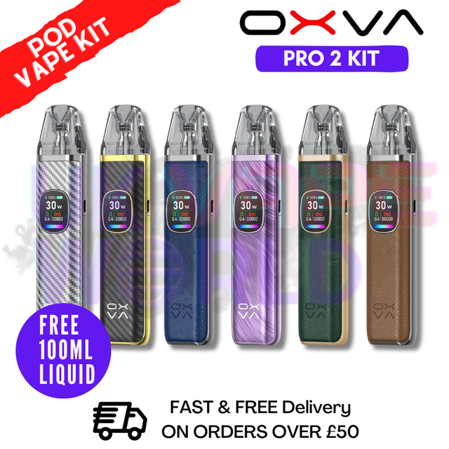 Shop Oxva Xlim Pro 2 Kit + Free 100ML Liquid - UK Vape World