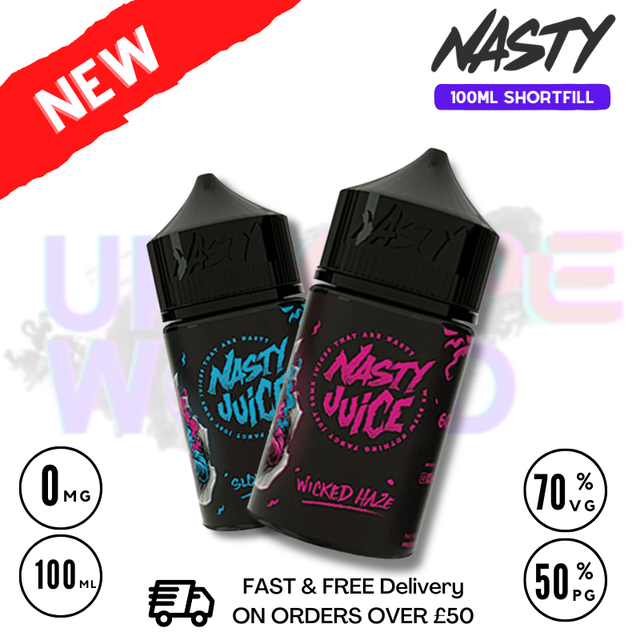 Nasty Juice 100ml Best Price Cheap | 2 X 50ML E-liquid Shortfills |