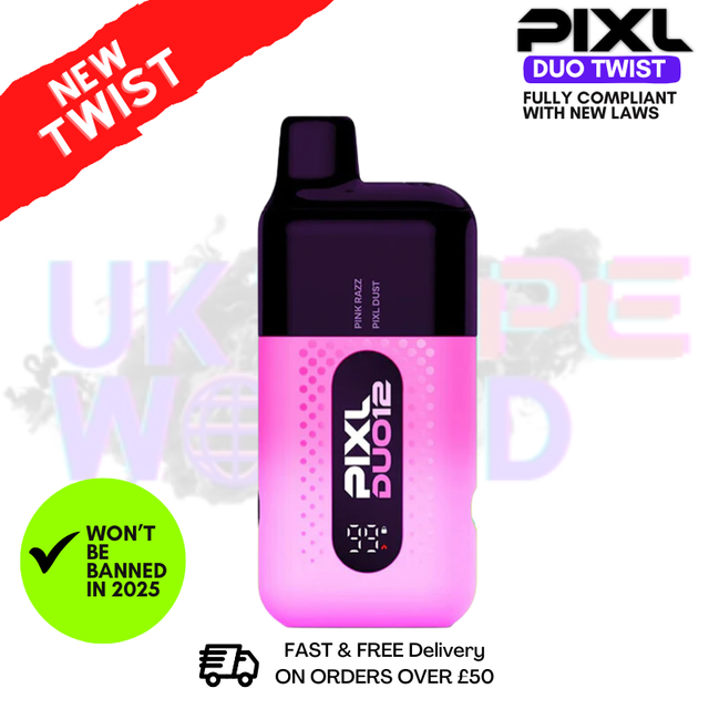 Pink Edition Pixl Duo Twist 6000 6K Puff Kit