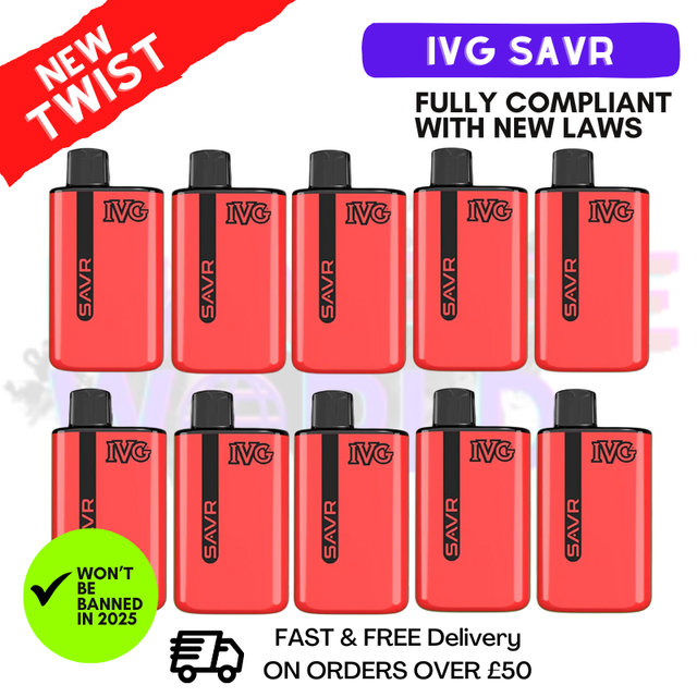 Strawberry Watermelon IVG Savr 3K Puff Box Of 10