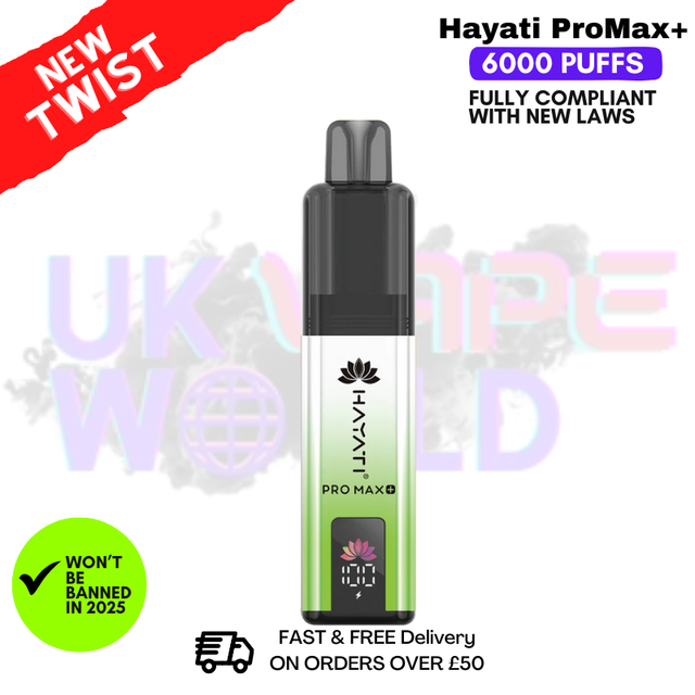 Shop Watermelon ICE Hayati Pro Max Plus 6000Puff Kit - UK Vape World