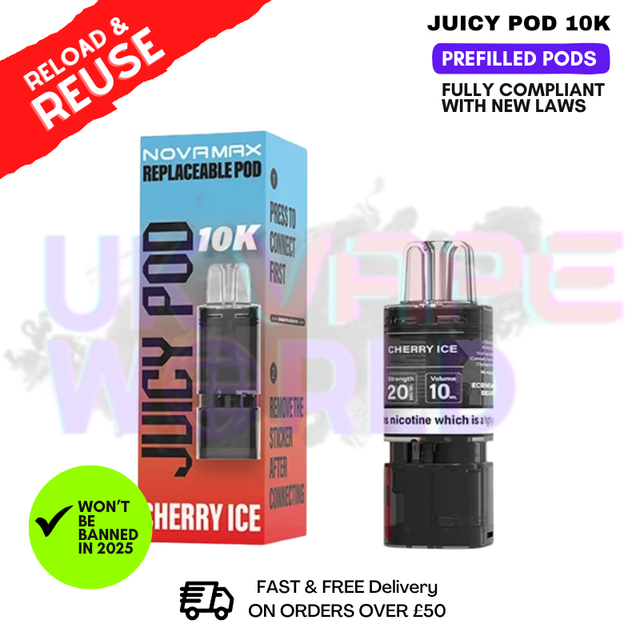 Shop Cherry ICE Juicy Pod 10K Replacement Pod - £2.99