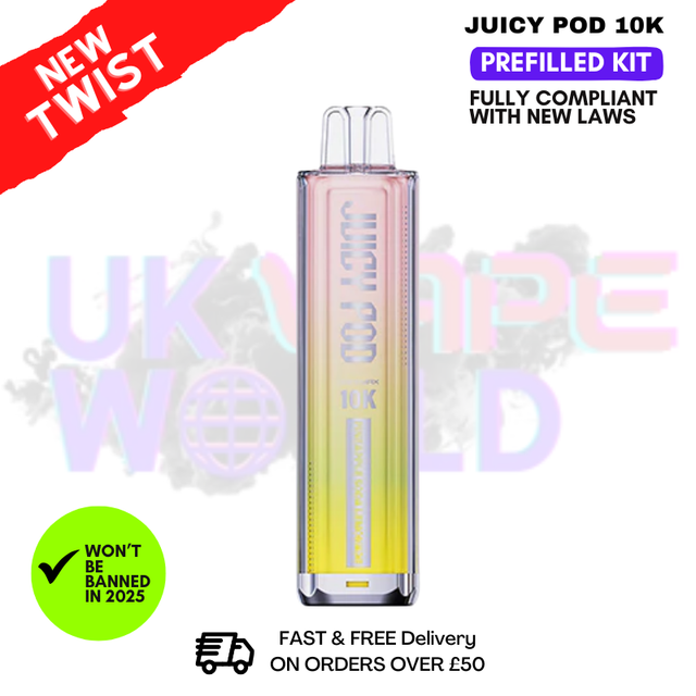 Pineapple Soda Lemonade Juicy Pod 10K NovaMax Pod Kit