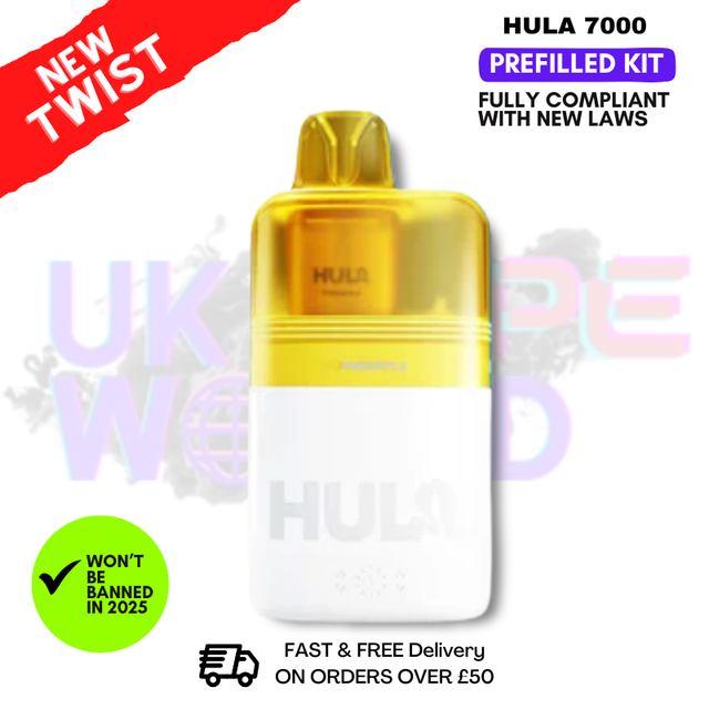 Pineapple Hula 7K Puff Prefilled Pod Kit