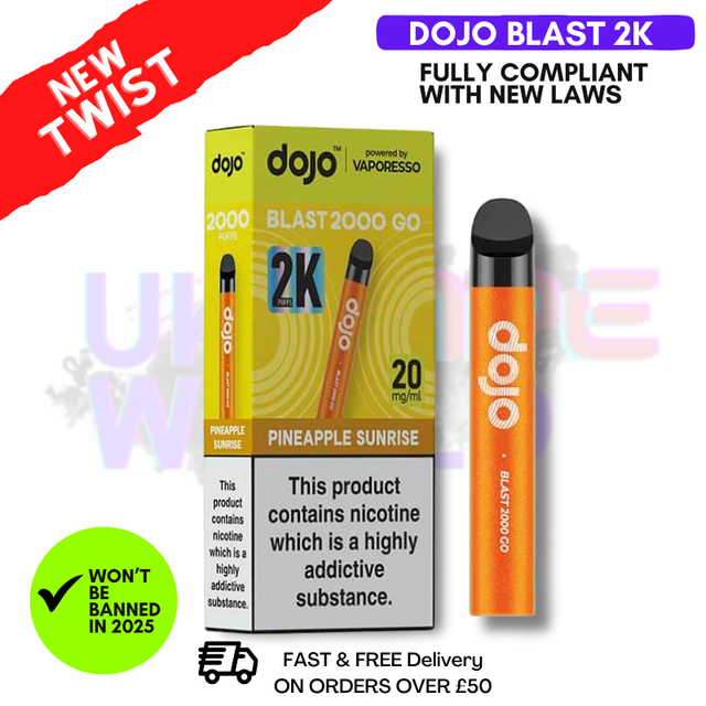 Pineapple Sunrise Dojo Blast 2000 2K Puff Kit