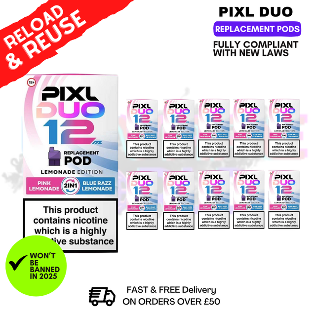 Lemonade Edition Pixl Duo Replacement Pods - Box Of 10